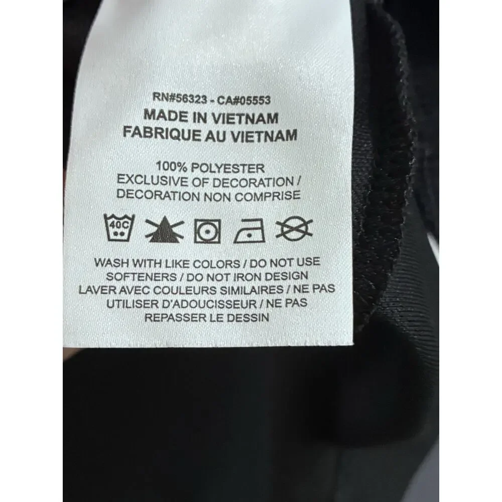 Nike Golf Dri Fit 1/2 Zip Cover Up Womens Size Lg Black Pull over PGA Logo